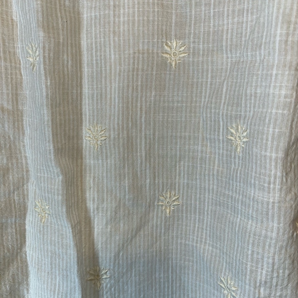 Carve Designs Cream Embroidered Tank Top - Picture 2 of 5